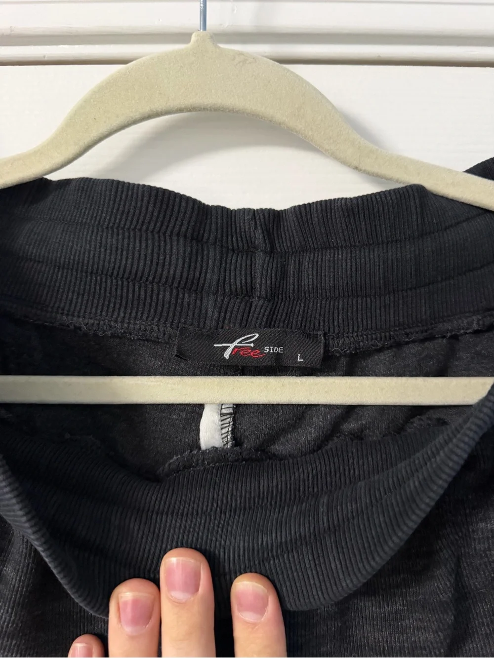 Men's Black Zip-Pocket Joggers with Drawstring Waist